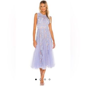 Bronx and Banco Saba MIDI Dress Violet